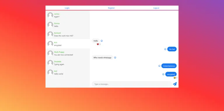Screenshot of AbSocial Chat